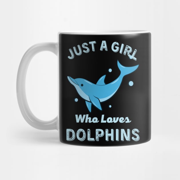Juste une fille qui aime les dauphins Sticker by Jennifer Wirth